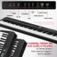 BetsyB170 88 phím Đàn Piano điện tử có thể gập lại Âm thanh trong suốt di động dành cho người mới bắt đầu Học sinh Trẻ em Quà tặng sinh nhật ngoài trời tại nhà