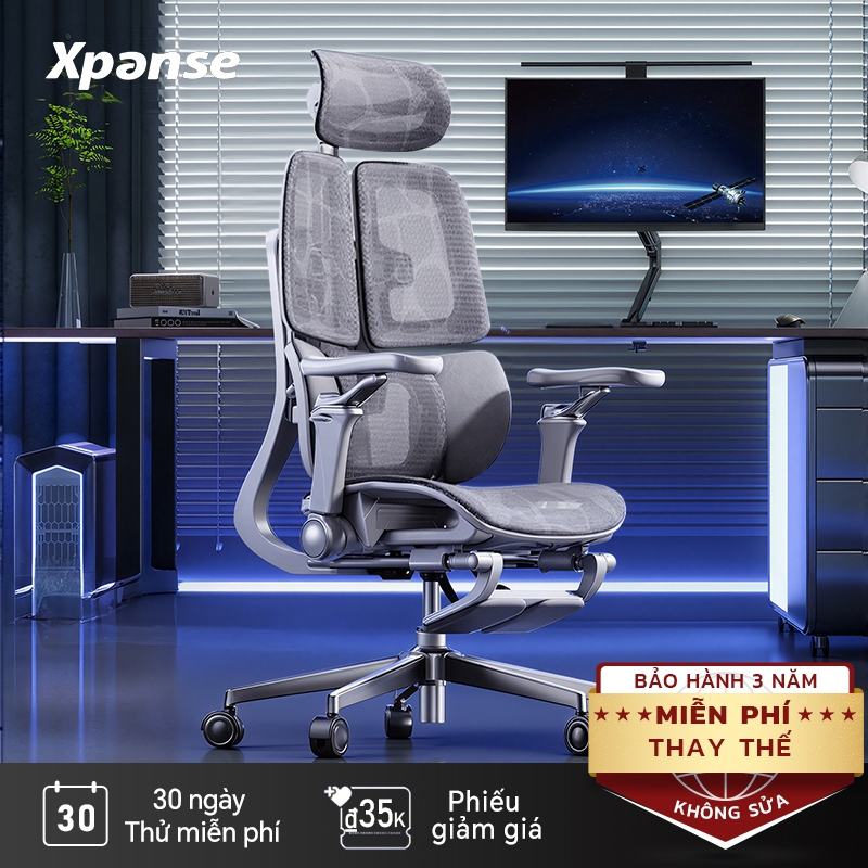 Xpanse X360 ghế công thái học tiên phong với công nghệ phân tán áp lực động 5 vùng | ghế xoay văn phòng | ghế game gaming