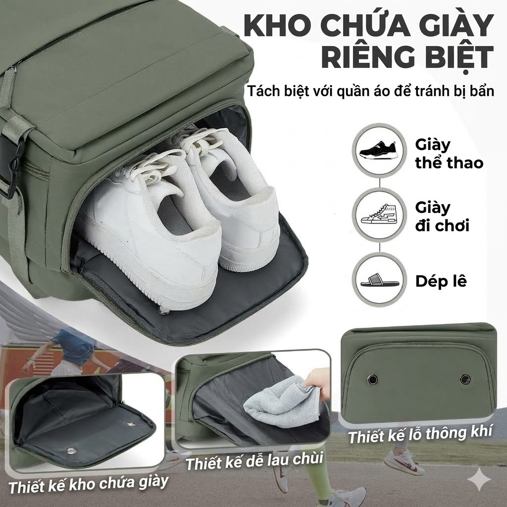 【GIAO NGAY】Ba Lô Du Lịch Laptop Đa Năng - Xách Tay Máy Bay, Chống Nước Cao Cấp