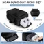 Ba lô du lịch dung tích lớn có kho đựng giày độc lập và cổng sạc USB, chất lượng cao, lên máy bay