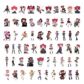 60 Chiếc Kasane Teto Anime Dán Cốc Nước Điện Thoại Tủ Máy Tính DIY Chống Thấm Nước Miếng Dán