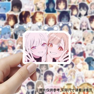 100 chiếc Anime Hoạt Hình Công Chúa Vũ Trụ Kaguya! Nhãn dán DIY Laptop Điện thoại Đồ chơi trẻ em Nhãn dán
