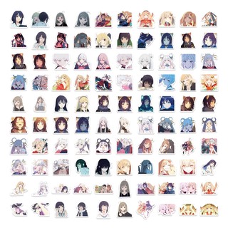 100 chiếc Anime Hoạt Hình Công Chúa Vũ Trụ Kaguya! Nhãn dán DIY Laptop Điện thoại Đồ chơi trẻ em Nhãn dán