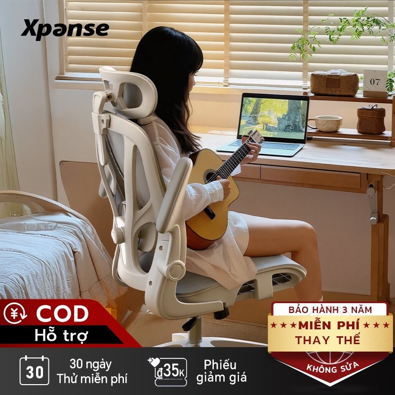 Xpanse W902 ghế công thái học-đệm vải sợi lạnh,Phù hợp không gian nhỏ | ghế xoay văn phòng ghế tựa lưng ghế học