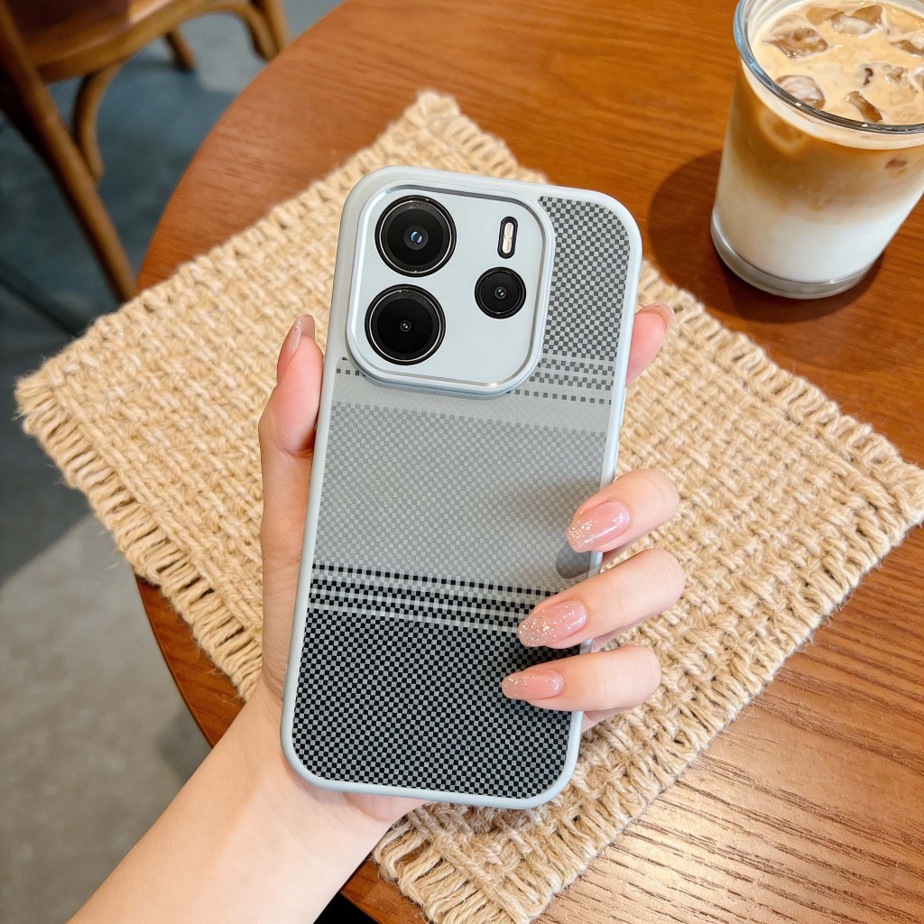 Graffiti Kevlar họa tiết Vỏ điện thoại Bảo vệ Camera Chống trầy xước Phù hợp cho Redmi Note 13 14 Pro Plus 14S 4G 5G