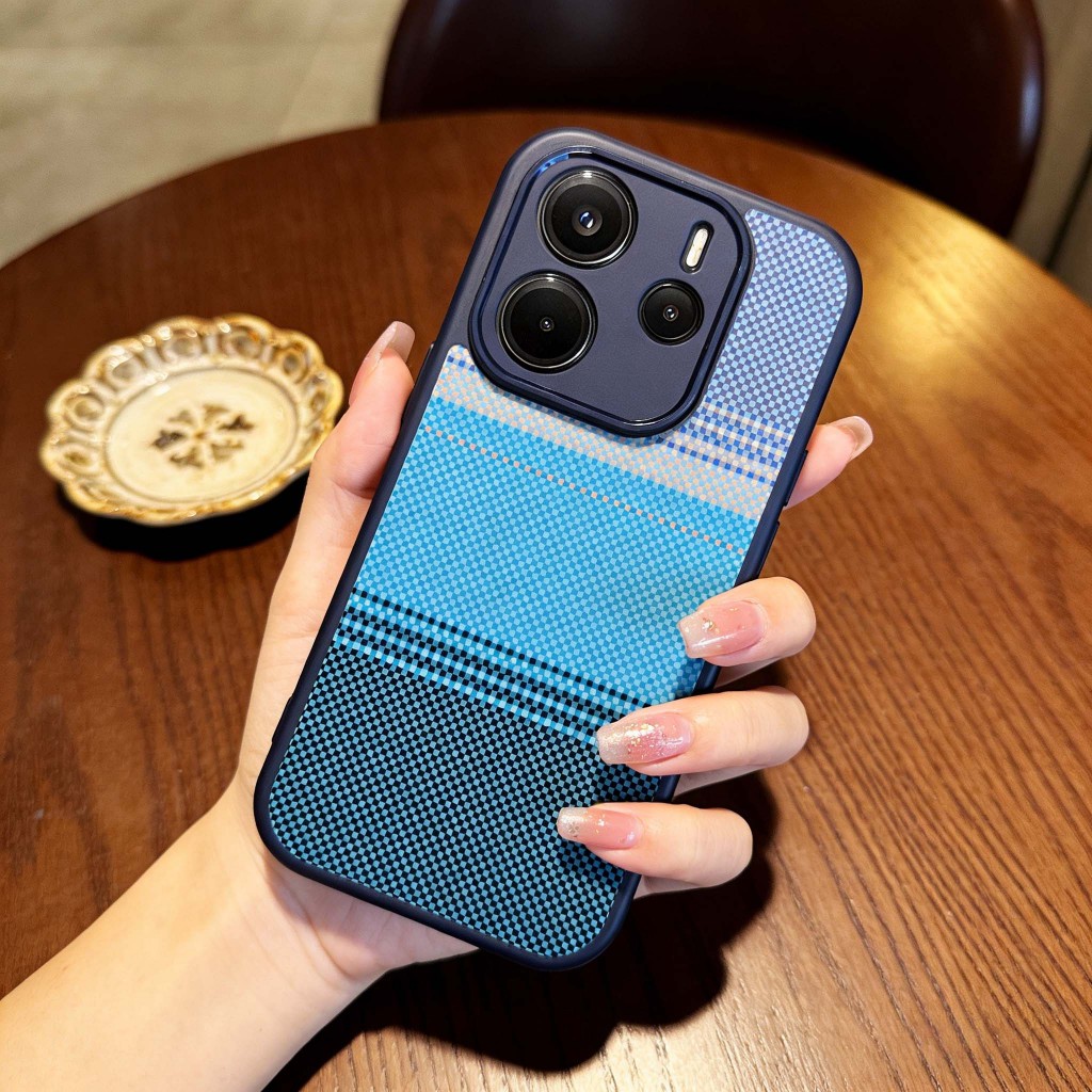 Graffiti Kevlar họa tiết Vỏ điện thoại Bảo vệ Camera Chống trầy xước Phù hợp cho Redmi Note 13 14 Pro Plus 14S 4G 5G