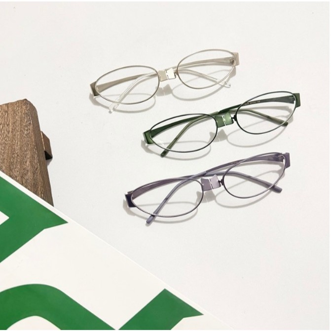 Kính mát mắt mèo hình bầu dục công nghệ tương lai, màu tím trendy, thời trang đường phố