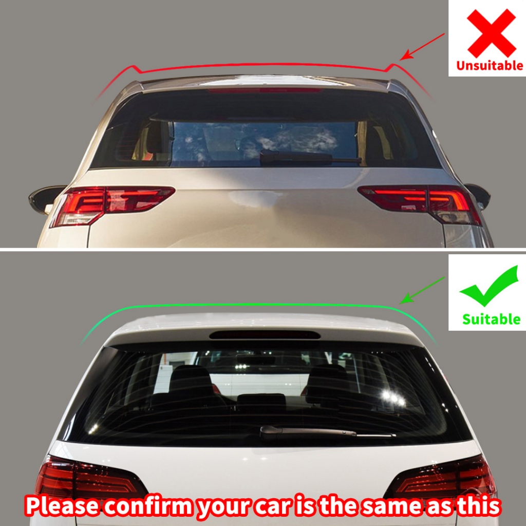 Đuôi cánh lướt gió phía sau đa năng cho 99% xe Hatchback SUV Vinfast VF5 VF6 VF8 CX-5 City Myvi HRV Vezel Phụ kiện điều chỉnh cá heo Creta BYD hiện đại