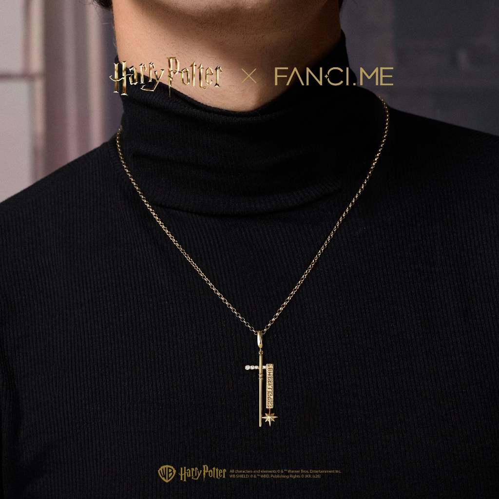 FANCIME x Harry Potter Draco Malfoy Dây chuyền quyến rũ cây đũa phép