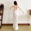 Váy không tay ren hông kẹp mỏng ôm body, phong cách lãng mạn Pháp, phù hợp mùa hè