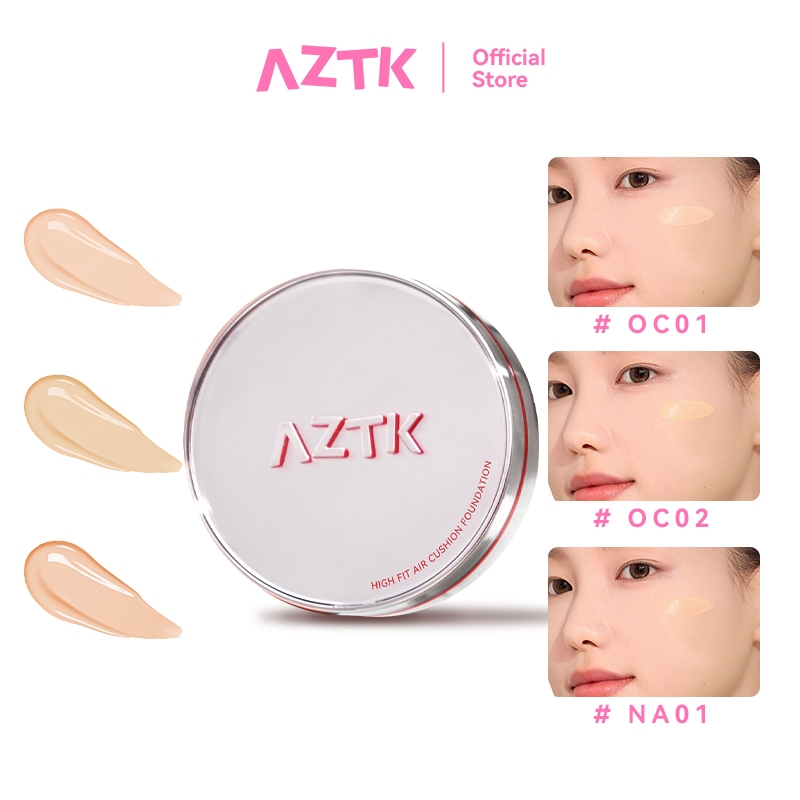 AZTK Cushion Kem Nền Phấn Nước Kiềm Dầu Che Phủ Tự Nhiên Lâu Trôi 12g ...