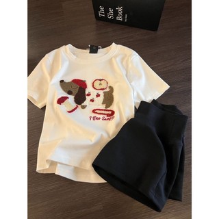 Bộ đồ ngủ nữ ngắn màu đen