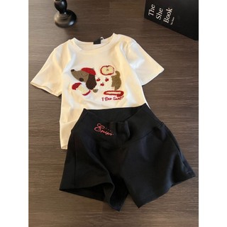Bộ đồ ngủ nữ ngắn màu đen