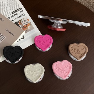 Giá đỡ điện thoại di động Silicone Love Giá đỡ từ tính Giá đỡ gấp Vòng chống sốc Khóa có thể thu vào
