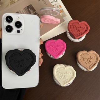 Giá đỡ điện thoại di động Silicone Love Giá đỡ từ tính Giá đỡ gấp Vòng chống sốc Khóa có thể thu vào