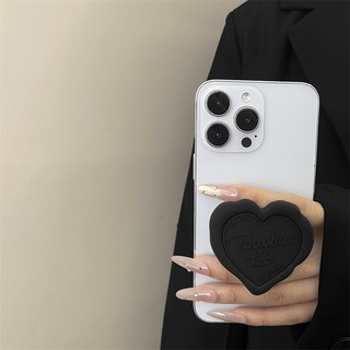 Giá đỡ điện thoại di động Silicone Love Giá đỡ từ tính Giá đỡ gấp Vòng chống sốc Khóa có thể thu vào