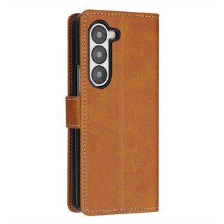 Vỏ Cho Samsung Galaxy Z Fold 3 4 5 6 7 Vỏ Ví Lật Sang Trọng Da PU Khe Cắm Thẻ Đứng Có Dây Buộc