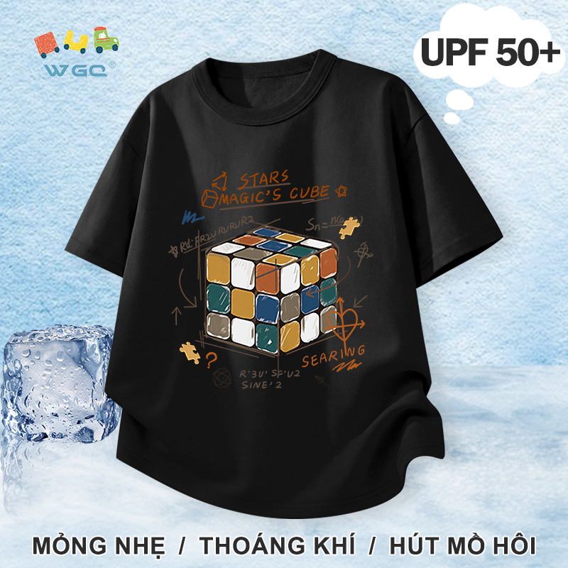 W.G.Q Áo thun bé trai / bé gái，có chức năng chống nắng UPF50 +，mát mẻ thoải mái，thoáng khí thấm mồ hôi