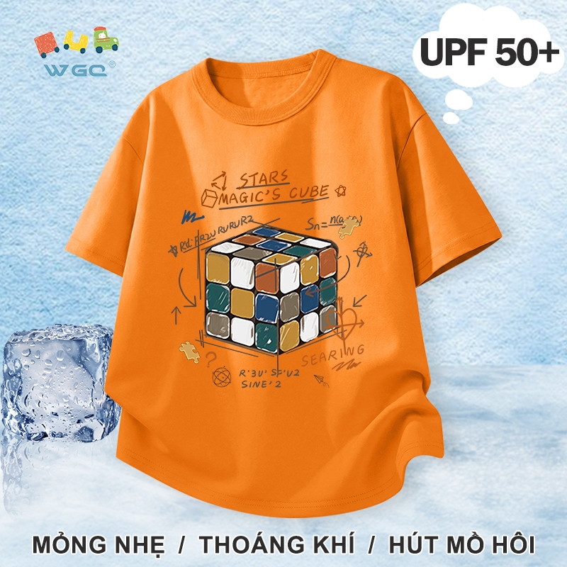 W.G.Q Áo thun bé trai / bé gái，có chức năng chống nắng UPF50 +，mát mẻ thoải mái，thoáng khí thấm mồ hôi