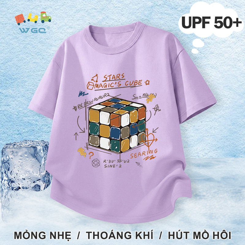 W.G.Q Áo thun bé trai / bé gái，có chức năng chống nắng UPF50 +，mát mẻ thoải mái，thoáng khí thấm mồ hôi