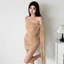 Váy mini lưng trần thắt eo gấp nếp tinh tế, phong cách nhẹ nhàng mùa hè