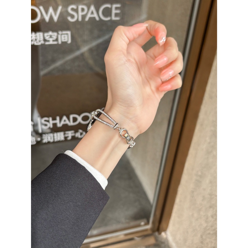 Dây đeo vòng tay thời trang kim cương hình chữ U tinh tế dành cho nữ Thích hợp cho Redmi xiaomi Redmi Watch 5 5lite 5Acitve 4 3Active 3 2Lite 2