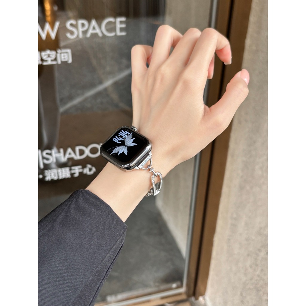 Dây đeo vòng tay thời trang kim cương hình chữ U tinh tế dành cho nữ Thích hợp cho Redmi xiaomi Redmi Watch 5 5lite 5Acitve 4 3Active 3 2Lite 2