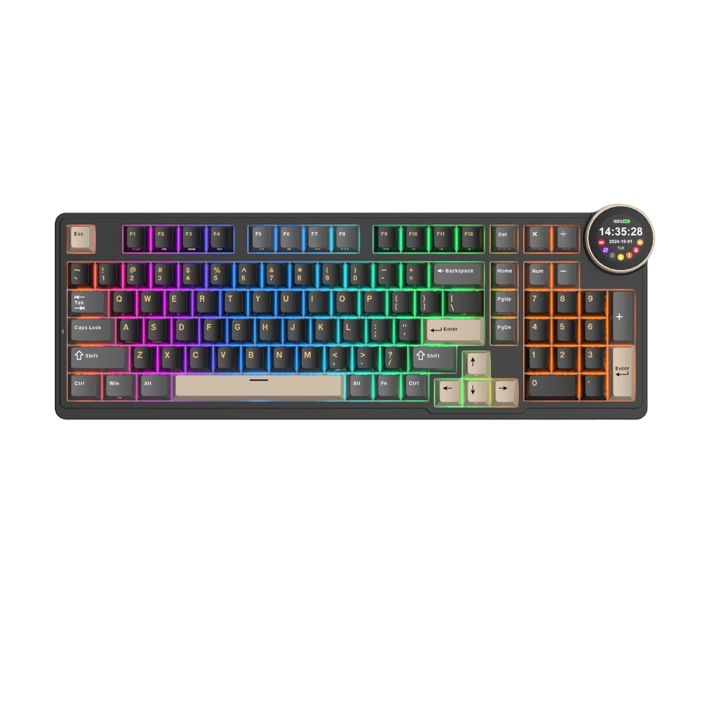 Royal Kludge RK M20 R65 R75 M75 R87Pro R98Pro N99 68HE 75HE R75PRO R108 Phantom Có Núm Bàn Phím Cơ RGB | BigBuy360 - bigbuy360.vn