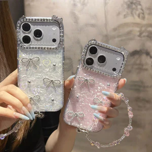 Trái tim Laser Nơ có dây buộc cứng tương thích với iPhone 11 pro max 12pro max 13 pro max 14 pro max 15 pro max 16 pro max 17pro max