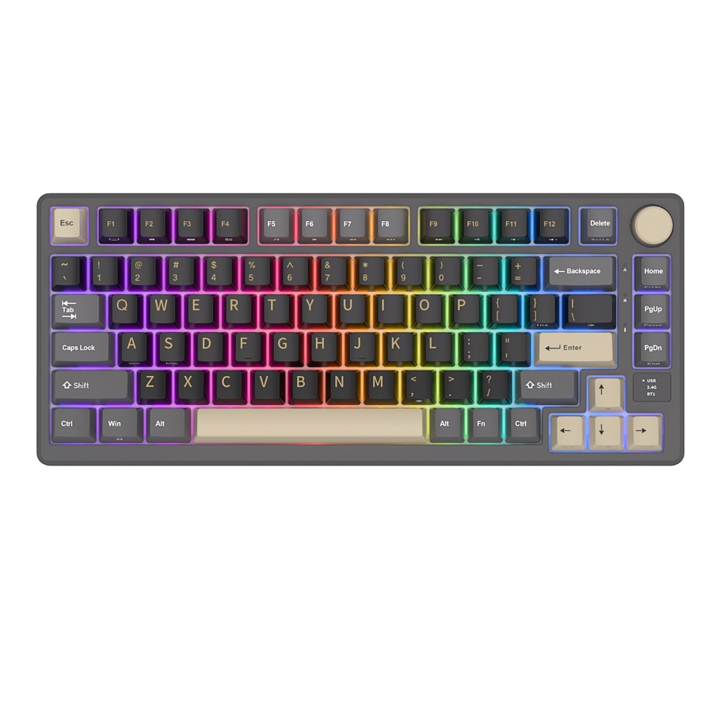 Royal Kludge RK M20 R65 R75 M75 R87Pro R98Pro N99 68HE 75HE R75PRO R108 Phantom Có Núm Bàn Phím Cơ RGB | BigBuy360 - bigbuy360.vn