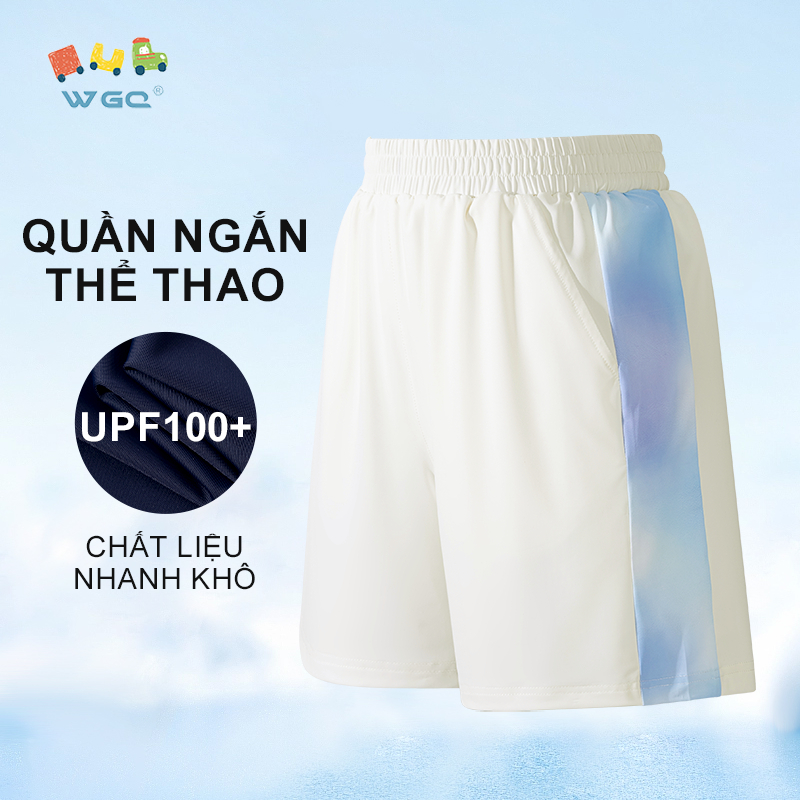 W.G.Q Quần short bé trai / bé gái，quần thể thao khô nhanh，có chức năng chống nắng UPF100 +，Nhẹ thoáng khí mát thoải mái