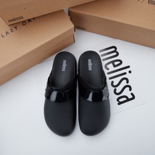 Giày đi biển màu trơn đế dày Melissa Brazil Nửa gói Dép lười thông thường