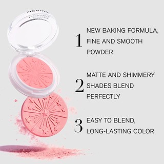 UCANBE Baked Blush for Cheek, Glow Blushing Palette - Bảng trang điểm phấn má hồng hỗn hợp mịn màng liền mạch, mang lại làn da bánh lái tự nhiên lâu trôi