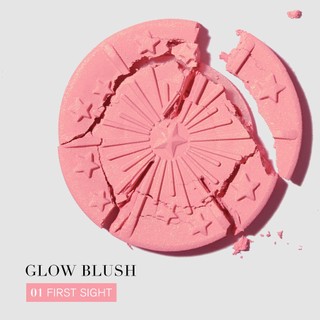 UCANBE Baked Blush for Cheek, Glow Blushing Palette - Bảng trang điểm phấn má hồng hỗn hợp mịn màng liền mạch, mang lại làn da bánh lái tự nhiên lâu trôi