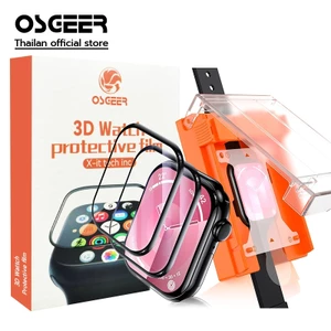 OSGEER 2 Gói Bảo Vệ Màn Hình Cho Apple Watch Series 11 / 10 / 9 / 8 / 7 / 6 / 5 / SE / 4 40MM 41MM 42MM 44MM 45MM 46MM [Chất Liệu Phim Gốm Không Phải Kính], Chống Trầy Xước, HD Trong Suốt, Lắp Đặt Dễ Dàng