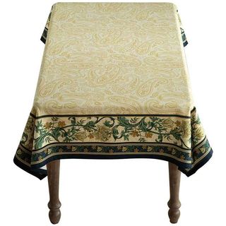 Khăn trải bàn bằng vải lanh Cotton sang trọng American Retro - Chống thấm nước, hình chữ nhật, dành cho bàn ăn / bàn cà phê, phong cách cao cấp