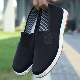 [Trong một tuần 1100 + Đặt hàng ghép nối mọi người] Giày đế gân bò nam Giày vải Bắc Kinh cũ Đế mềm Cotton nguyên chất Chống trượt Chống mài mòn Thoáng khí Giày vải đen Wor