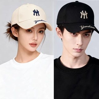 Mũ bóng chày bán cứng thời trang với logo chữ, phù hợp nam và nữ đi ngoài trời