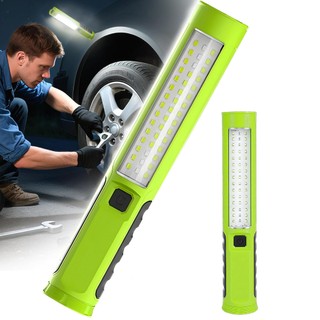 Đèn pin LED COB đa năng - Gấp lại được, từ tính - Phù hợp cho công việc, sửa xe hơi và đèn cảnh báo màu đỏ/xanh