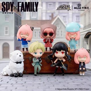 ZW [Chính hãng] Nhà chơi gián điệp Phiên bản Q Aniya Fujie Mặt dây chuyền Series Hộp bí ẩn Hợp thời trang Chơi hình Đồ chơi sưu tập
