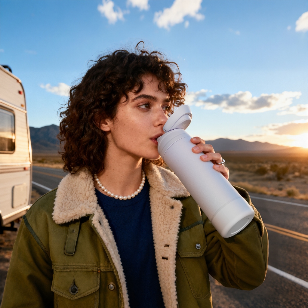Bình Nước Giữ Nhiệt FJbottle 750ml/1000ml Bình Giữ Nhiệt Thể Thao Cho Học Sinh One-Touch Kèm Cọ Rửa | BigBuy360 - bigbuy360.vn