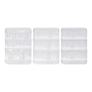 ANNIES Phụ Kiện Làm Móng Tay Khuôn Silicon Crow Heart Cross Nơ Dễ Thương