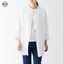 Phong cách Nhật Bản Muji Style / Áo sơ mi dài tay cổ tròn dài tay ba phần tư / Áo sơ mi chống nắng dáng rộng dành cho nữ