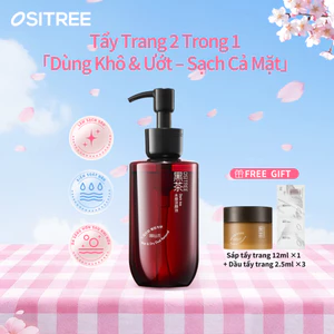 OSITREE Khô Tay Ướt Có Thể Sử Dụng Dầu Rửa Mặt Làm Sạch Sâu Dưỡng Ẩm Loại Bỏ Mụn Đầu Đen