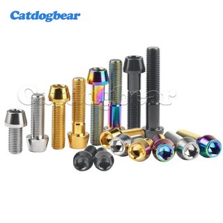 Bu lông đầu lục giác côn titan 20mm~100mm, phù hợp caliper phanh trước xe máy