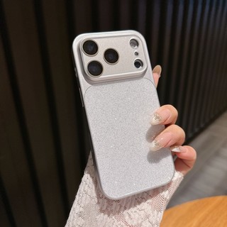 Cửa sổ lớn lấp lánh sang trọng có vỏ điện thoại phim ống kính tích hợp phù hợp cho iPhone 14 15 16 17 Pro Max Vỏ silicon chống rơi bao gồm tất cả