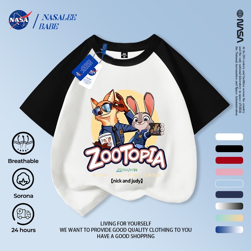 Áo thun tay ngắn NASA cotton, in hình Nick Judy, thoáng khí unisex, giao hàng 24h.