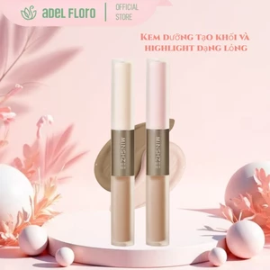 【Adel Floro】Bút Tạo Khối Highlight 2in1 |Dạng kem lỏng, Tạo khối &làm sáng, Dễ tán,Gọn nhẹ mang theo