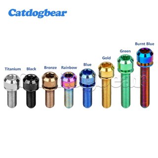 Catdogbear Titanium M6X16 18 20 25 30 35mm Bu lông Ổ cắm đầu bu lông có vòng đệm để gắn vít xe đạp