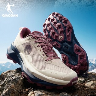 Qiaodan Mountain God 3.0 Giày Chạy Bộ Nữ Đường Dài Đi Bộ Đường Dài Ngoài Trời Ổn Định Chống Trơn Trượt QDF192262977